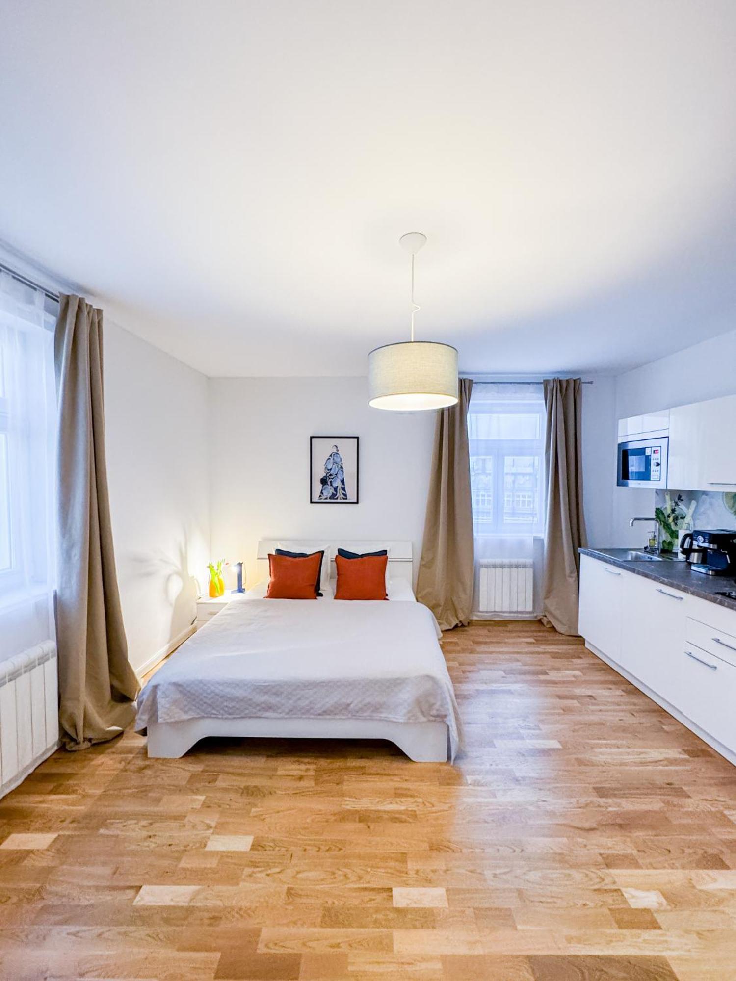 Turnkey I Wenceslas Square Apartments Prága Szoba fotó
